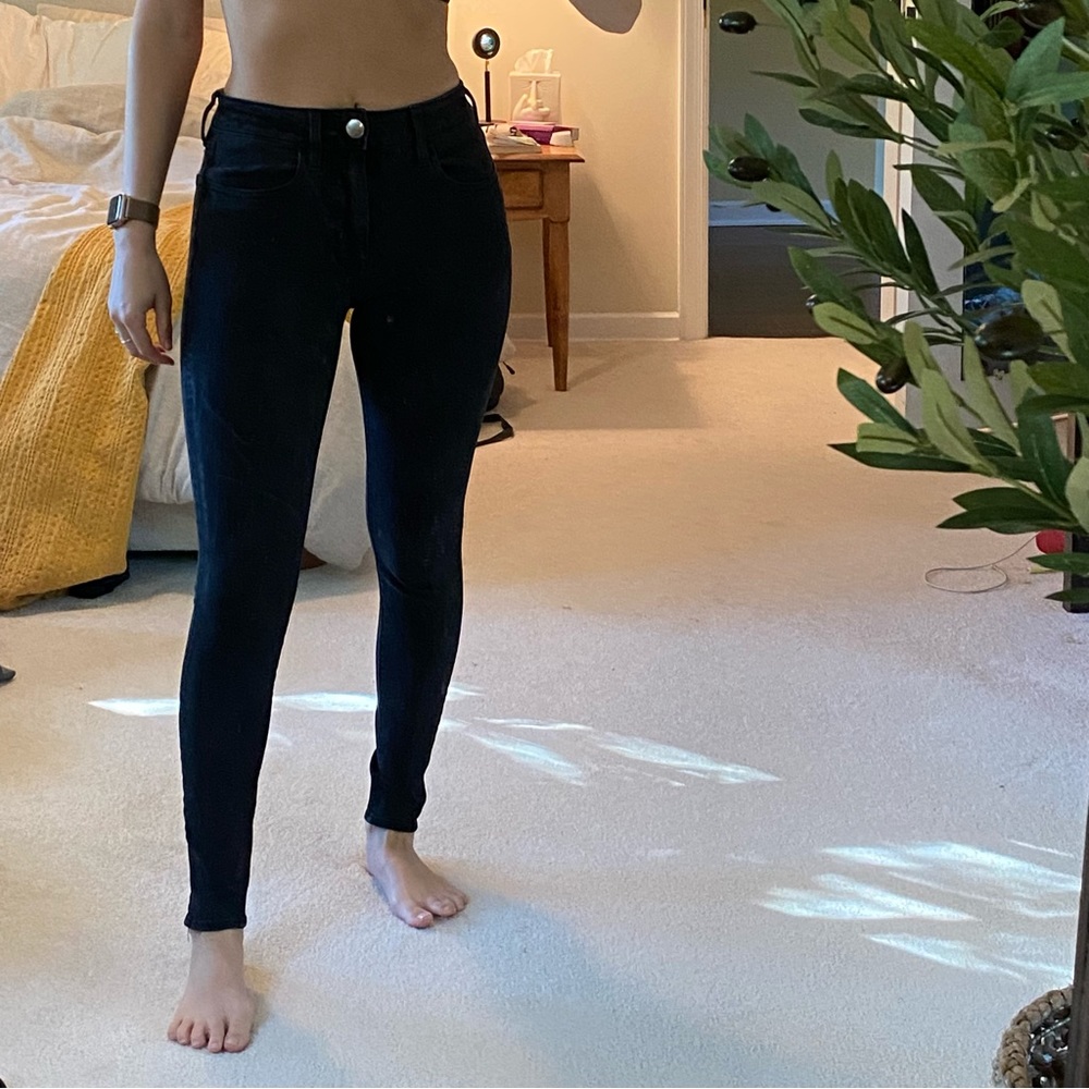 American Eagle Black Stretchy Skinny Jeans